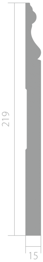 Плинтус ЛДФ под покраску Ultrawood Base 005 i Плинтус ЛДФ под покраску Ultrawood Base 005 i