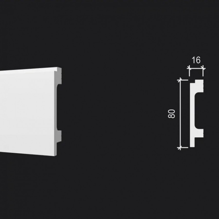 Плинтус напольный Decor Dizayn DD723