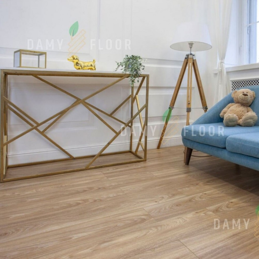 Кварцвиниловая плитка Damy Floor Family LVT клеевая Дуб Селект 001-2-LVT