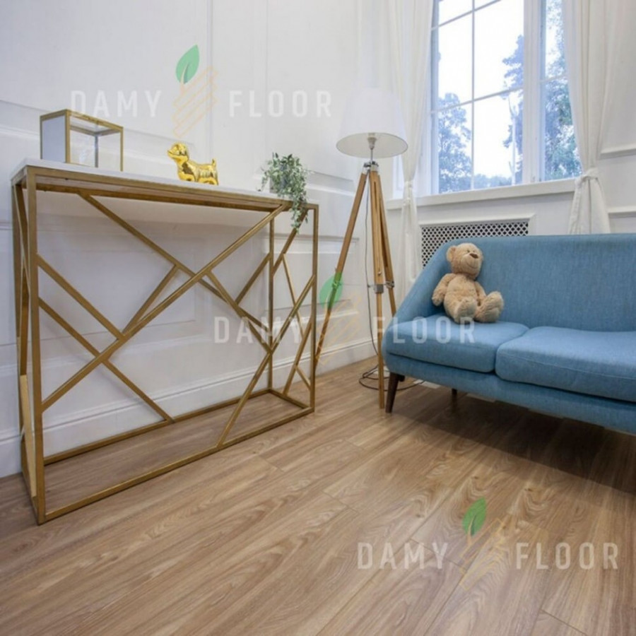 Кварцвиниловая плитка Damy Floor Family LVT клеевая Дуб Селект 001-2-LVT