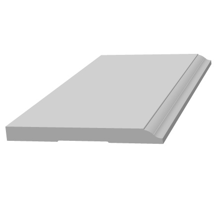 Плинтус ЛДФ под покраску Ultrawood Base 008 i Плинтус ЛДФ под покраску Ultrawood Base 008 i